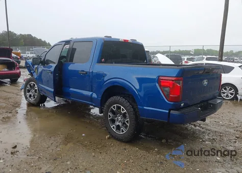 2024 Ford F-150 Stx из США, поврежденный, VIN 1FTEW2KP2RKD56283